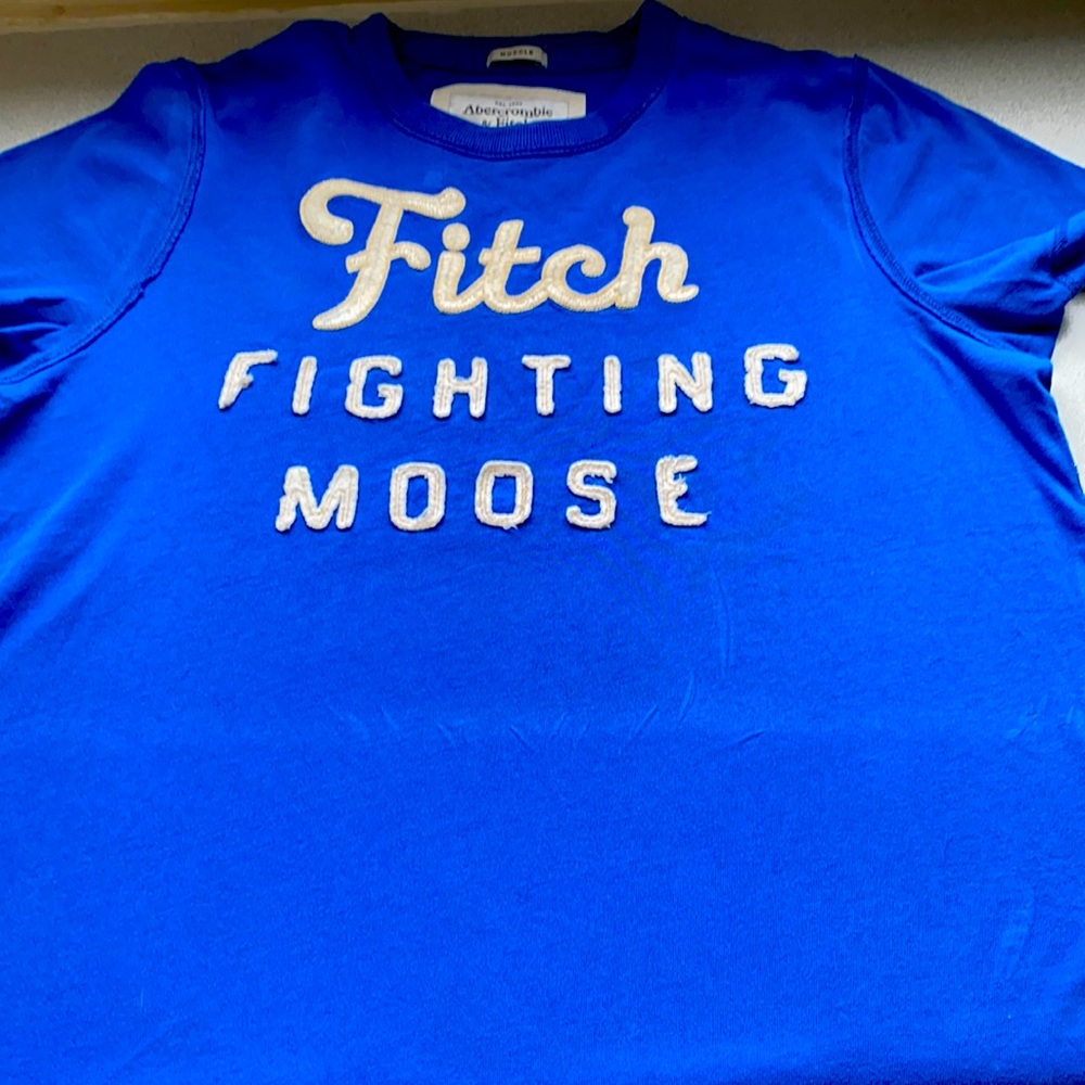 Abercrombie and Fitch blue T-shirt